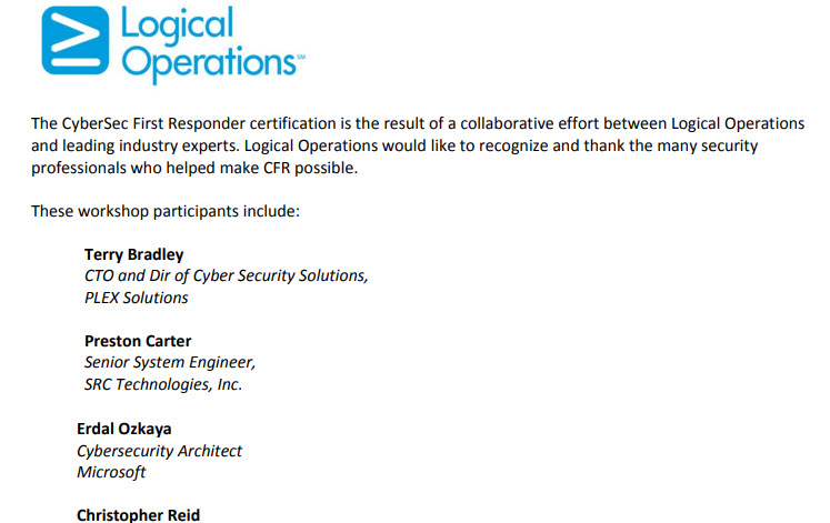 CyberSec First Responder 2 CyberSec First Responder