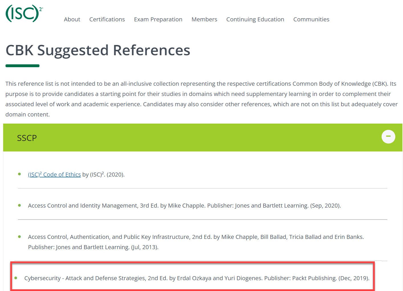 CBK Suggested References